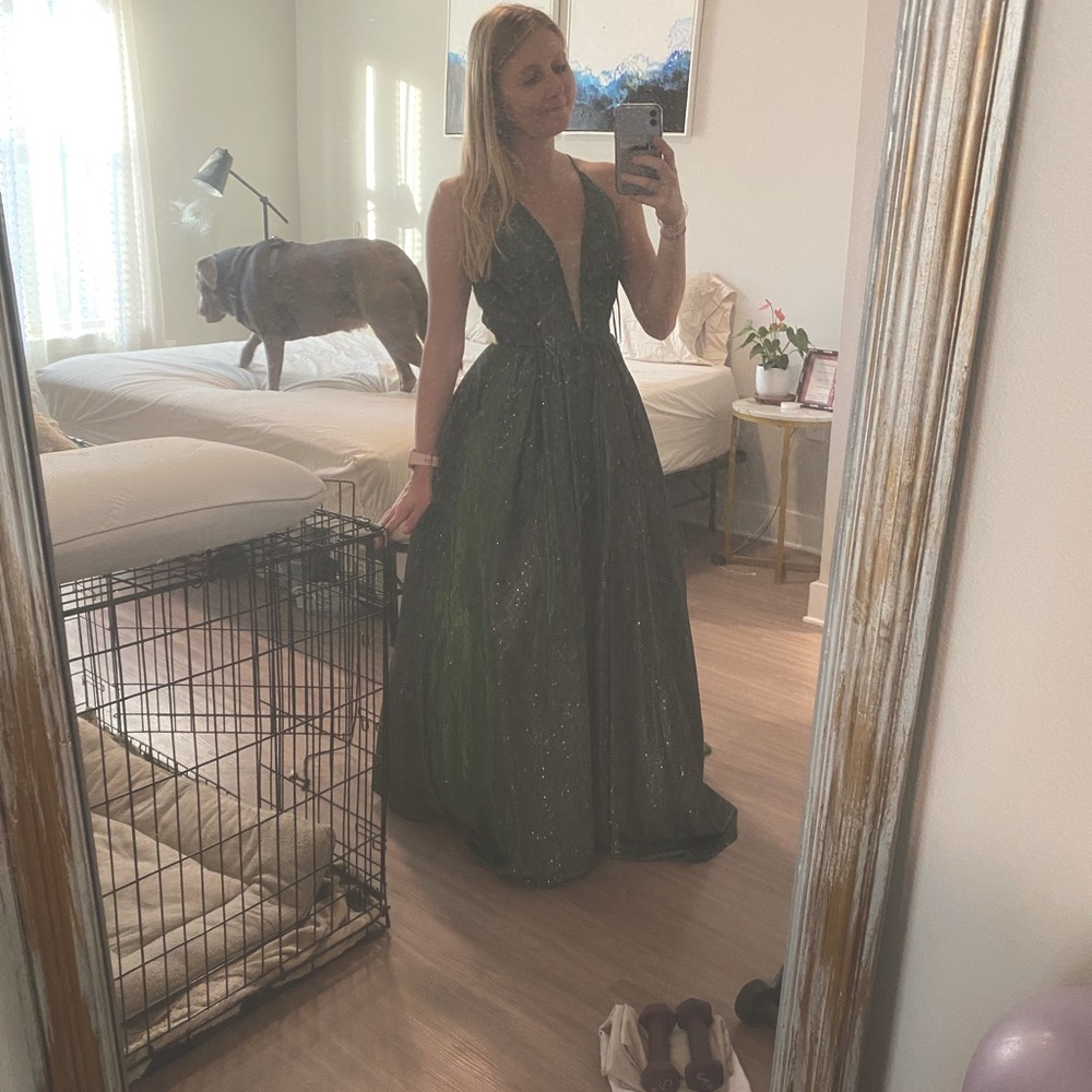 Green prom dress